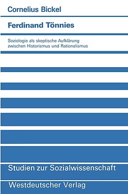 E-Book (pdf) Ferdinand Tönnies von Cornelius Bickel
