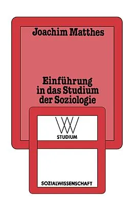 E-Book (pdf) Einführung in das Studium der Soziologie von Joachim Matthes
