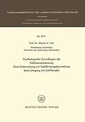 E-Book (pdf) Psychologische Grundlagen der Kollisionserkennung von Werner H. Tack