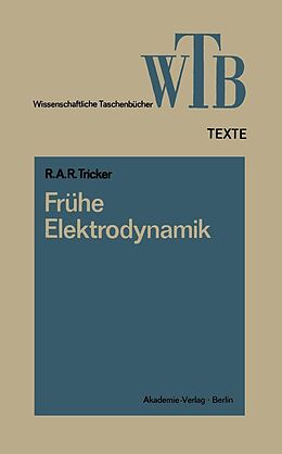 E-Book (pdf) Frühe Elektrodynamik von R. A. R. Tricker