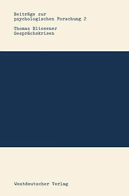 E-Book (pdf) Gesprächskrisen von Thomas Bliesener