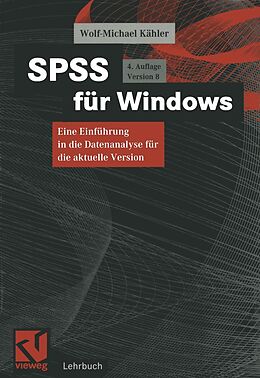 E-Book (pdf) SPSS für Windows von Wolf-Michael Kähler