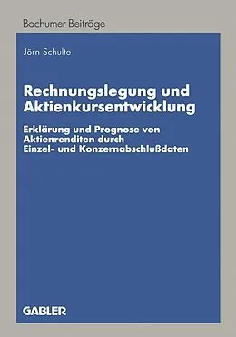E-Book (pdf) Rechnungslegung und Aktienkursentwicklung von Jörn Schulte