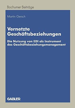 E-Book (pdf) Vernetzte Geschäftsbeziehungen von Martin Gersch
