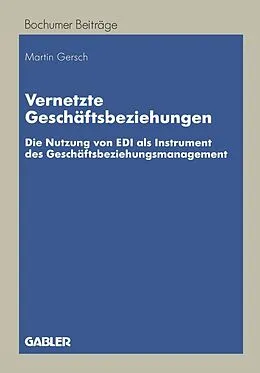 E-Book (pdf) Vernetzte Geschäftsbeziehungen von Martin Gersch