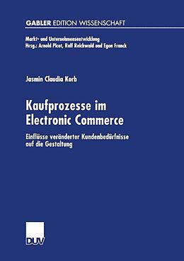 E-Book (pdf) Kaufprozesse im Electronic Commerce von Jasmin Korb