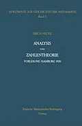 E-Book (pdf) Analysis und Zahlentheorie von Erich Hecke