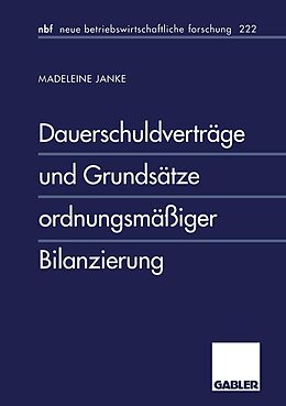 E-Book (pdf) Dauerschuldverträge und Grundsätze ordnungsmäßiger Bilanzierung von Madeleine Janke