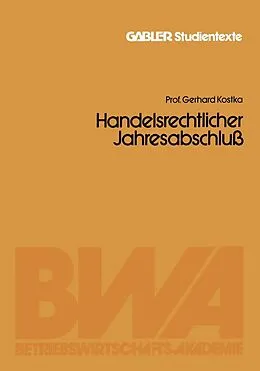 E-Book (pdf) Handelsrechtlicher Jahresabschluß von Gerhard Kostka