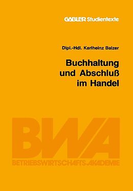 E-Book (pdf) Buchhaltung und Abschluß im Handel von Karlheinz Balzer