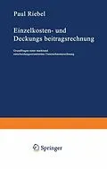 E-Book (pdf) Einzelkosten- und Deckungsbeitragsrechnung von Paul Riebel