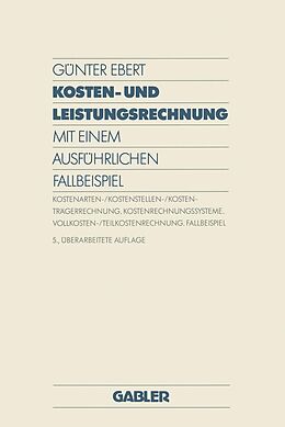 E-Book (pdf) Kosten- und Leistungsrechnung von Günter Ebert