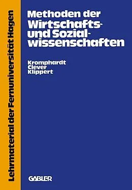 E-Book (pdf) Methoden der Wirtschafts- und Sozialwissenschaften von Jürgen Kromphardt
