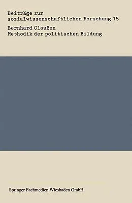 E-Book (pdf) Methodik der politischen Bildung von Bernhard Claußen