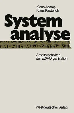 E-Book (pdf) Systemanalyse von Klaus Adams