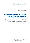 E-Book (pdf) Kommunikation in Konzernen von Brigitte Witzer