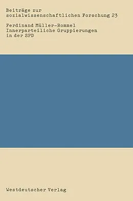 E-Book (pdf) Innerparteiliche Gruppierungen in der SPD von Ferdinand Müller-Rommel