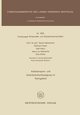 E-Book (pdf) Arbeitersport- und Arbeiterkulturbewegung im Ruhrgebiet von 