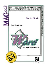 E-Book (pdf) Das Buch zu Word für den Macintosh von Martin Hirsch