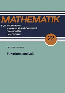 E-Book (pdf) Funktionalanalysis von Alfred Göpfert