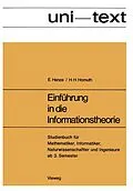E-Book (pdf) Einführung in die Informationstheorie von Ernst Henze