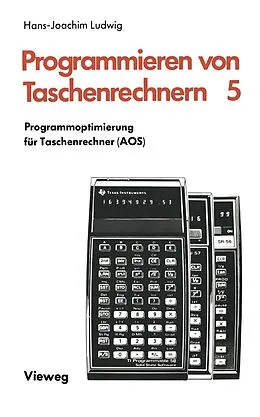 E-Book (pdf) Programmoptimierung für Taschenrechner (AOS) von Ludwig Hans-Joachim