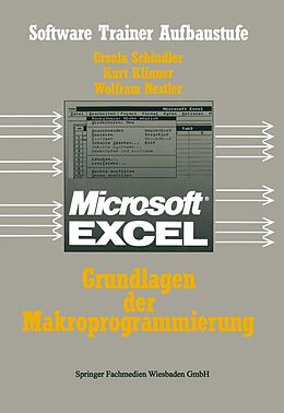 E-Book (pdf) Excel-Grundlagen der Makroprogrammierung von Schindler Ursula
