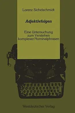 E-Book (pdf) Adjektivfolgen von Sichelschmidt Lorenz