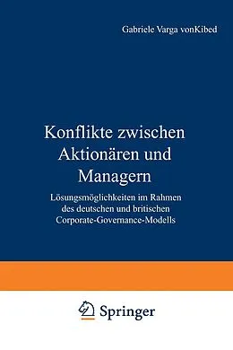 E-Book (pdf) Konflikte zwischen Aktionären und Managern von Gabriele Varga von Kibed