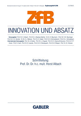 E-Book (pdf) Innovation und Absatz von 