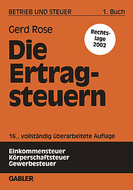 E-Book (pdf) Die Ertragsteuern von Gerd Rose