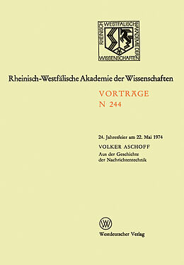 E-Book (pdf) Aus der Geschichte der Nachrichtentechnik von Volker Aschoff