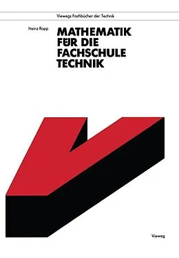 E-Book (pdf) Mathematik für die Fachschule Technik von Heinz Rapp