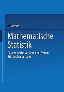 Kartonierter Einband Mathematische Statistik I von H. Witting