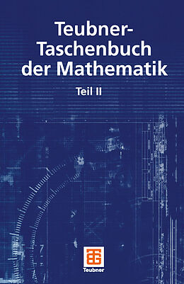 Kartonierter Einband Teubner-Taschenbuch der Mathematik von 