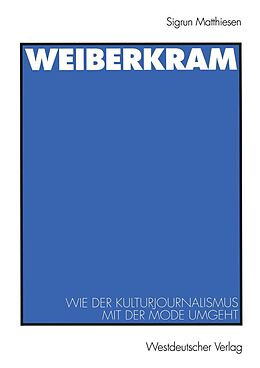 E-Book (pdf) Weiberkram von Sigrun Matthiesen