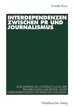 E-Book (pdf) Interdependenzen zwischen PR und Journalismus von Annette Rinck