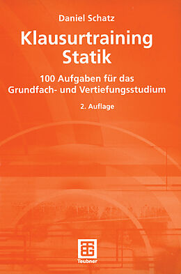 E-Book (pdf) Klausurtraining Statik von Daniel Schatz