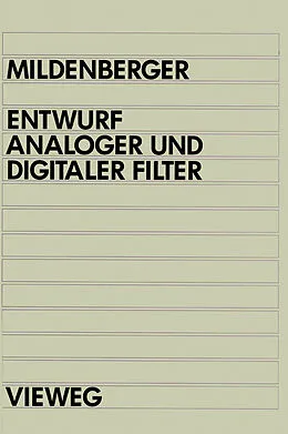 E-Book (pdf) Entwurf analoger und digitaler Filter von Otto Mildenberger