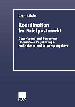 E-Book (pdf) Koordination im Briefpostmarkt von Dorit Bölsche
