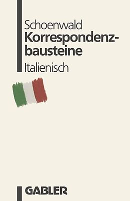 E-Book (pdf) Korrespondenzbausteine Italienisch von Ulrich Schoenwald