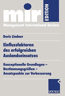E-Book (pdf) Einflussfaktoren des erfolgreichen Auslandseinsatzes von Doris Lindner-Lohmann