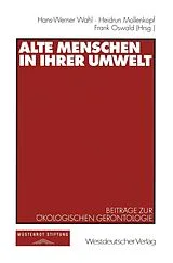E-Book (pdf) Alte Menschen in ihrer Umwelt von