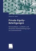 E-Book (pdf) Private-Equity-Beteiligungen von Thomas A. Jesch