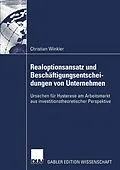 E-Book (pdf) Realoptionsansatz und Beschäftigungsentscheidungen von Unternehmen von Christian Winkler