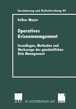 E-Book (pdf) Operatives Krisenmanagement von Volker Mayer
