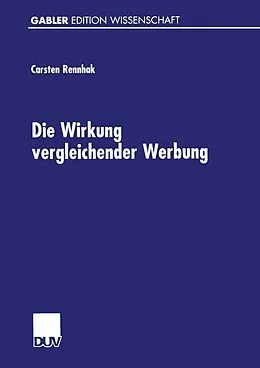 E-Book (pdf) Die Wirkung vergleichender Werbung von Carsten Rennhak