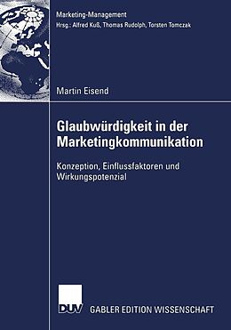 E-Book (pdf) Glaubwürdigkeit in der Marketingkommunikation von Martin Eisend