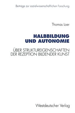 E-Book (pdf) Halbbildung und Autonomie von Thomas Loer