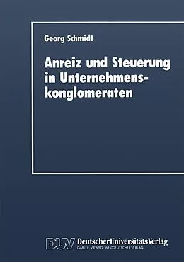 E-Book (pdf) Anreiz und Steuerung in Unternehmenskonglomeraten von Georg Schmidt